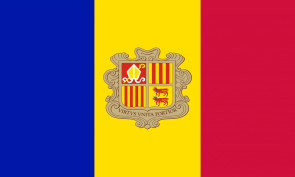 Andorra Personalized bike stickers with your name and flag