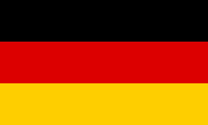 germany Personalized bike stickers with your name and flag