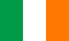 ireland Personalized bike stickers with your name and flag