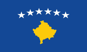 kosovo Personalized bike stickers with your name and flag