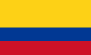 colombia Personalized bike stickers with your name and flag