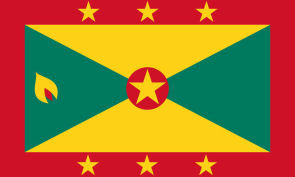 grenada Personalized bike stickers with your name and flag