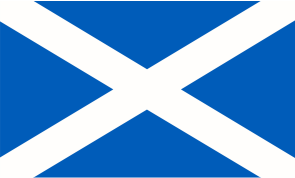 scotland Personalized bike stickers with your name and flag