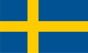 sweden Personalized bike stickers with your name and flag