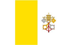 vatican Personalized bike stickers with your name and flag