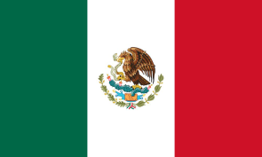 mexico Personalized bike stickers with your name and flag