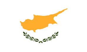 cyprus Personalized bike stickers with your name and flag