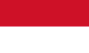 indonesia Personalized bike stickers with your name and flag