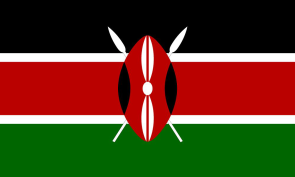 kenya Personalized bike stickers with your name and flag