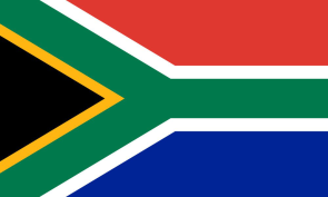 south-africa Personalized bike stickers with your name and flag