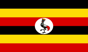 uganda Personalized bike stickers with your name and flag